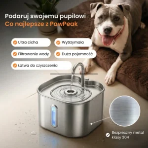 Miska z fontanną dla psów - PawPeak